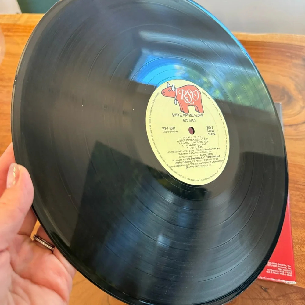 Bee Gees 1979 “Spirits Having Flown” Vinyl Record Polygram - Picture 9 of 17